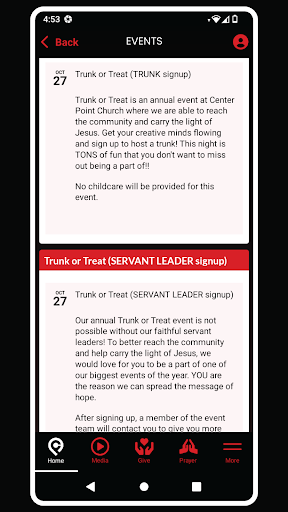 Center Point Church TN Screen 2