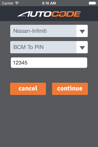 AutoCode - VIN to Key Code Screen 2