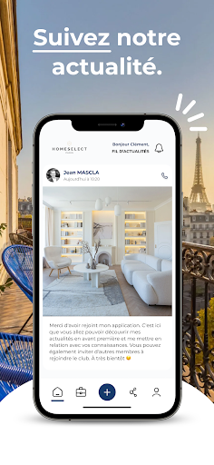 Android application Home Select Paris screenshort