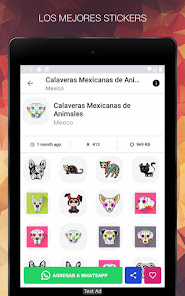 Screenshot 11 Stickers de México  para Whats android