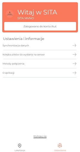 Aplikacja SITA MVNO PSG Screen 3