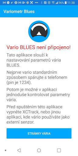 Blues vario Screen 2