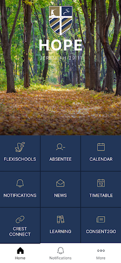 Android application CREST Connect screenshort