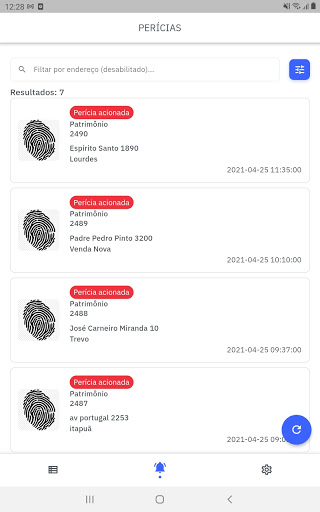 Android application Sigep screenshort