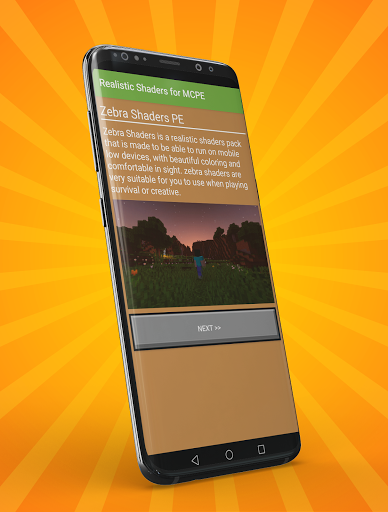 Android application Realistic Shaders for MCPE screenshort