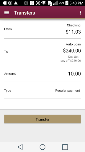 Ocean State Credit Union Mobi Screen 3