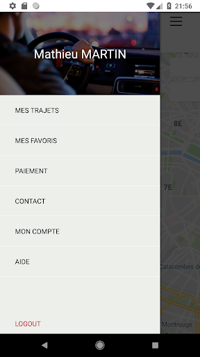 Android application Elite VTC screenshort
