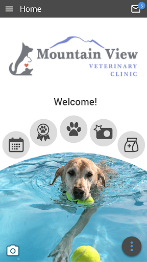 Android application Mountain View Vet Clinic screenshort