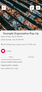 Joyfair - Local Pop-up Shops