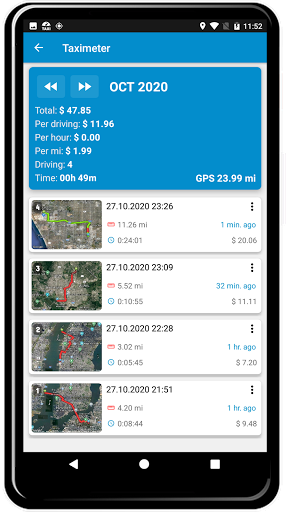 Taximeter Screen 3