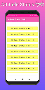 Captura de Pantalla 1 Attitude Status in Hindi android