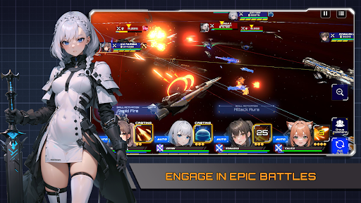 Android application Princess's Cadet: Space RTS screenshort
