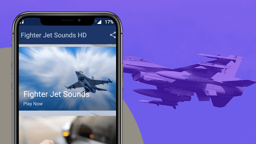 Android application Fighter Jet Sounds screenshort