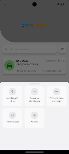 Now Systems Rastreadores Screen 2
