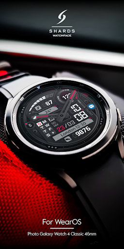 SH046 Watch Face, WearOS watch Screen 2