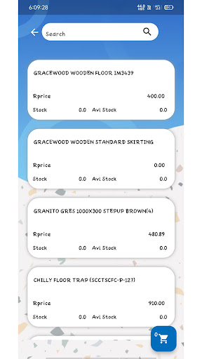 Encore Salesman App Screen 3
