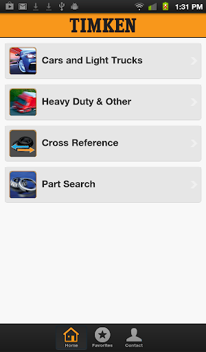 Android application TimkenInfo screenshort