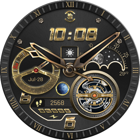 BFF10-Gold Analog Pattern Gear screenshot 16