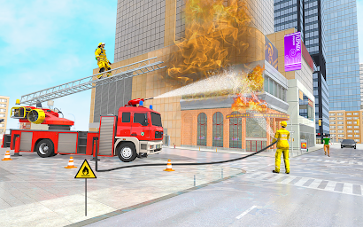 911 Rescue Fire Truck 3D Sim