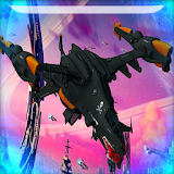 Space racing 3d game Riders icon
