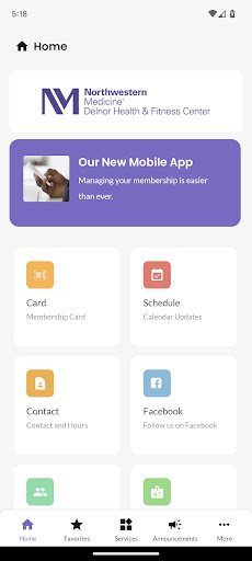 Android application URFitAP - Delnor screenshort