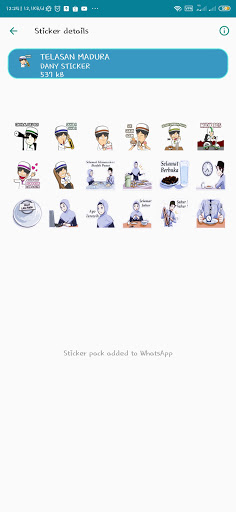 Sticker Wa Komedi Madura