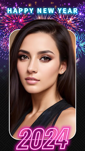 Android application New Year Photo Frame 2024 screenshort