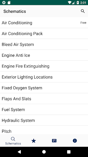 Android application Airbus A320 Systems screenshort
