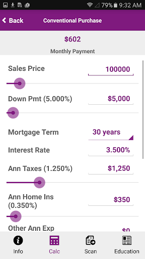 Screenshot of Sterling Mortgage