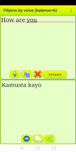 Android application Learn Filipino by voice and tr screenshort