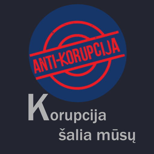 Korupcija šalia mūsų logo