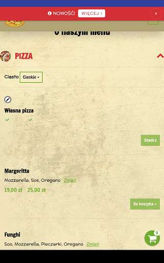 Pizza Bene Screen 3