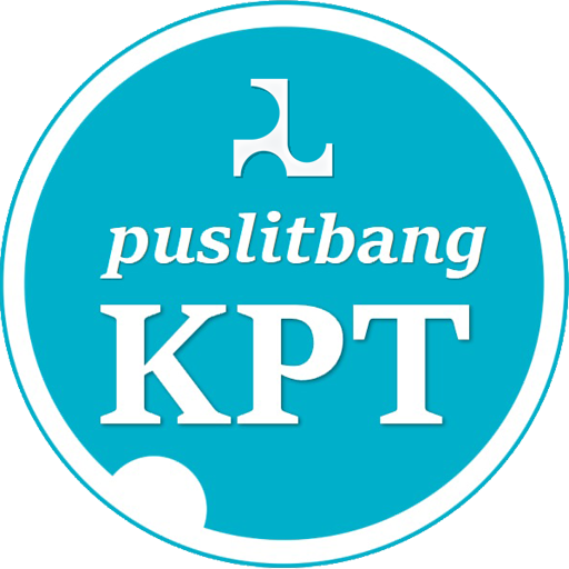 Puslitbang KPT Kementerian PUP logo
