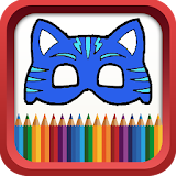 Coloring Book for Masks Heroes icon