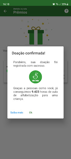 Dinheiro na Nota Cashback