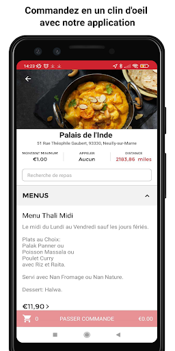 Android application Palais de l'Inde screenshort