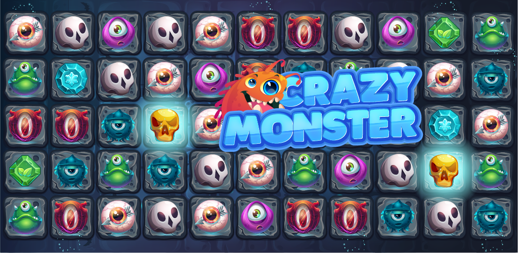 Crazy Monster - Match 3 Games