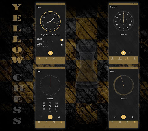 [EMUI 9.1]Yellow Chess Theme Screen 3