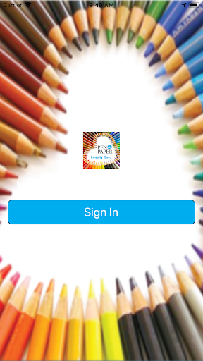 Android application Pen and Paper Loyalty Card screenshort