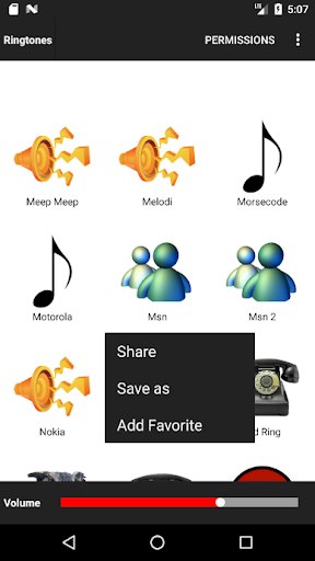 Ringtones Screen 2