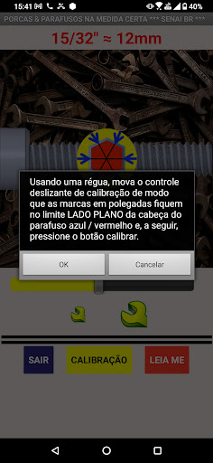 Porcas e parafusos - SENAI BR Screen 2