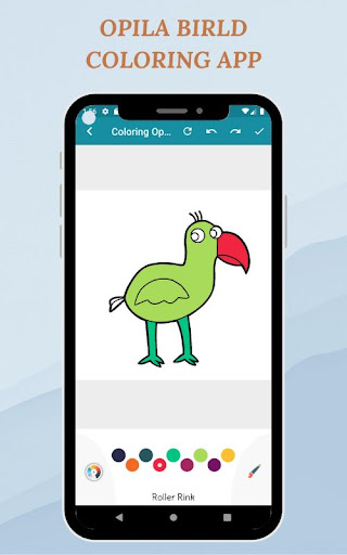 Coloring Opila Bird