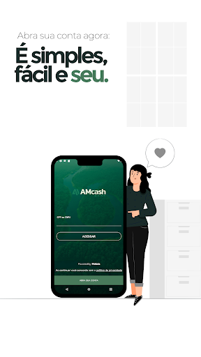 Android application AM CASH screenshort