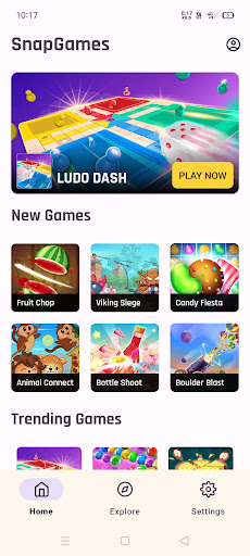 SnapGames - Diverse Gaming Hub Screen 2