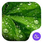 Green-APUS Launcher theme Apk