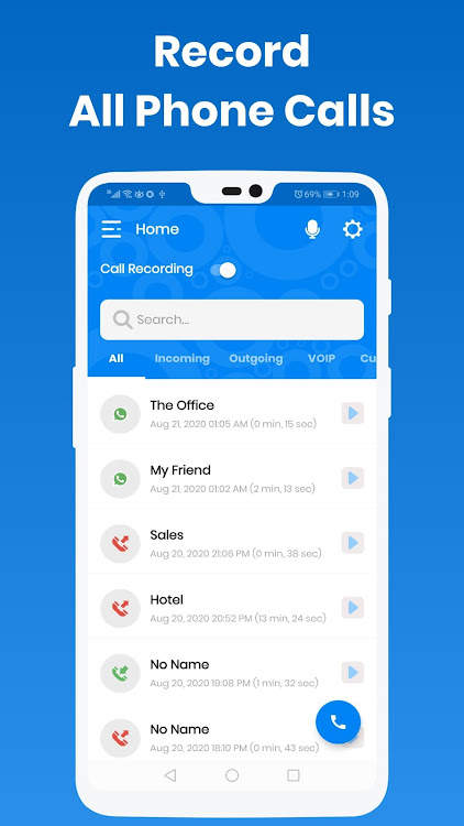Call Recorder - IntCall ACR - 1.7.3 - (Android)