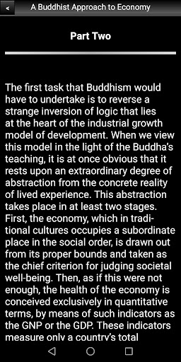 A Buddhist Approach to Economy Screen 3