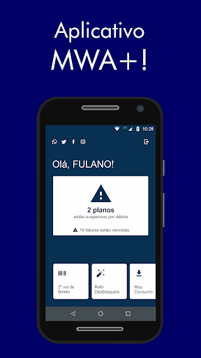 Android application MWA+ screenshort