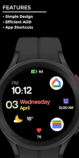 Jacknight - watch face screenshot 1