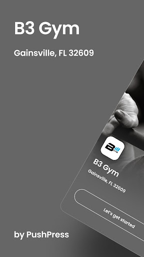 Android application B3 Gym screenshort